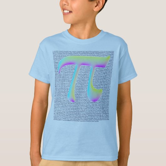 T-shirt Pi sur la disco de pi (Devant)