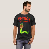 T-shirt PI THON Pi Day Python Pie Math Snake Wild Animal N (Devant entier)