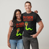 T-shirt PI THON Pi Day Python Pie Math Snake Wild Animal N (Unisexe)