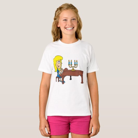 T-shirt Pianiste (Devant entier)