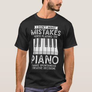 T-shirt Pianiste créatif et musicien de piano amateur de m