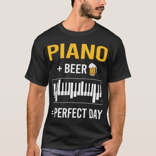 T-shirt Pianiste Piano Day (Devant)