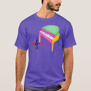 T-shirt Piano Art
