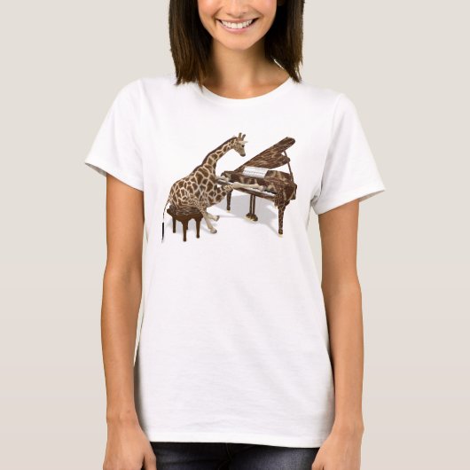 T-shirt Piano de Girafe (Devant)