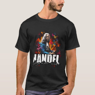 T-shirt Piano de musique classique George Frideric Handel