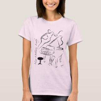 T-shirt Piano des dames T. de la Nouvelle-Orléans