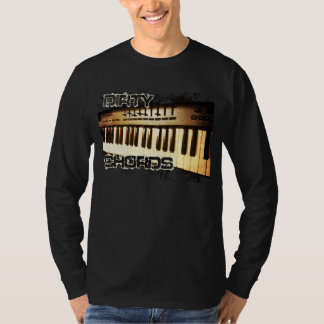 T-shirt Piano et claviers sales de cordes