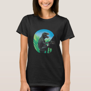 T-shirt Piano Grand Piano Pianiste pour enfants Dinosaur M