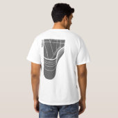 T-shirt Piano - hommes (Dos entier)