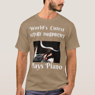 T-SHIRT PIANO JOUÉ AU PHARMACIEN FUTUR LE PLUS COURT DU MO