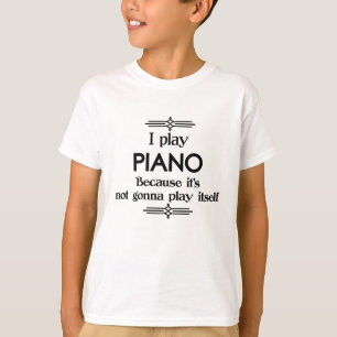 T-shirt Piano - Jouez-Vous De La Musique Dollo Amusante