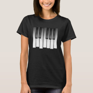 T-shirt Piano Keyboard Players & Enseignants pour Hommes F
