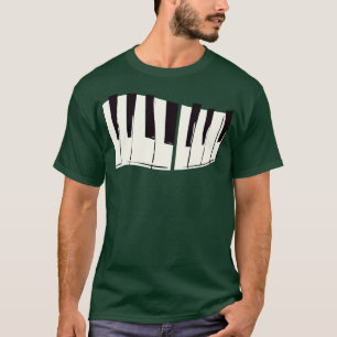 T-shirt Piano Keys Clavier Pianiste Musicien