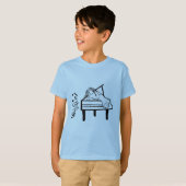 T-shirt Piano Lady (Devant entier)