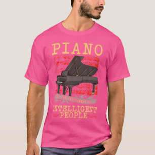 T-shirt Piano L'instrument De L'intelligence Drôle De Musi