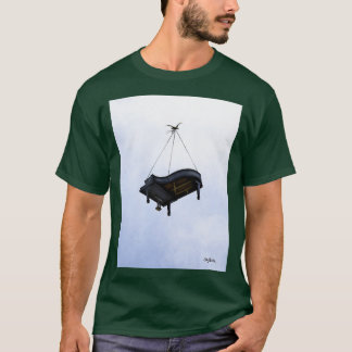 T-shirt Piano long volant