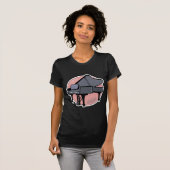 T-shirt piano noir (Devant entier)