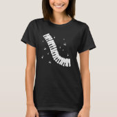 T-shirt Piano Notes (Devant)