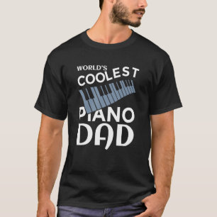 T-shirt Piano papa Pianiste Papa Fête des pères Papa