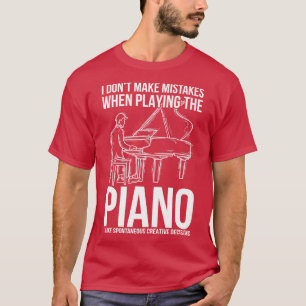 T-shirt Piano Player Gift Musician Classic Pianist