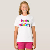 T-shirt Piano Princesse (Devant entier)