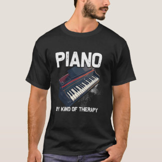 T-shirt Piano Teacher Music Lovers Pianists Concert Women