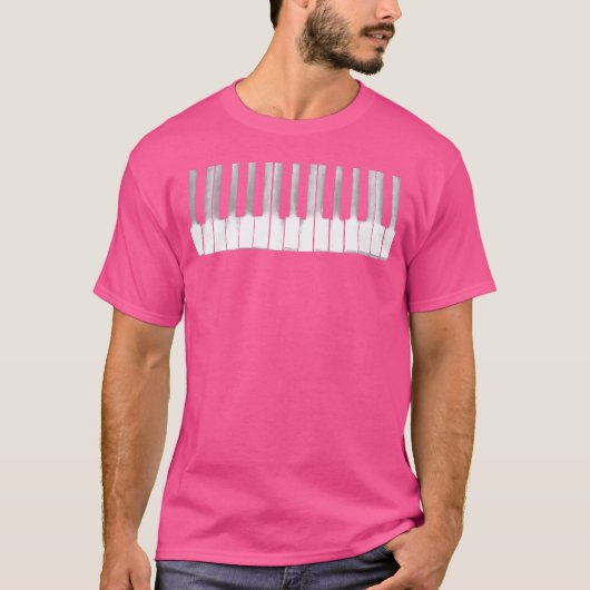 T-shirt Piano Vintage Cadeau (Devant)