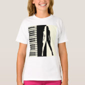 T-shirt Piano Woman (Devant)