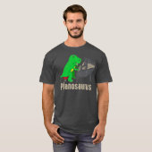 T-shirt Pianosaurus Piano Dinosaure Percussion Musique (Devant entier)