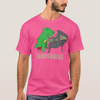 T-shirt Pianosaurus Piano Shirt Dinosaur Percussion Music 
