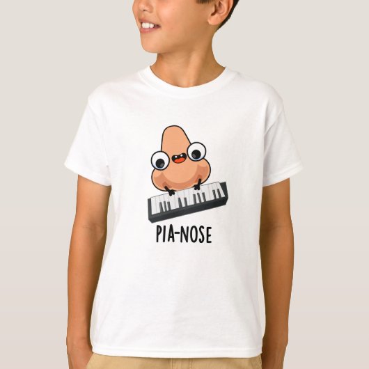 T-shirt Pianose Funny Piano Nez Pun (Devant)