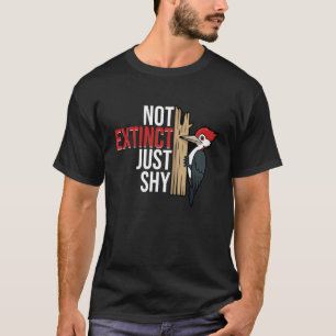 T-shirt Pic à bec ivoire, Bois éteint & en danger