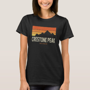 T-shirt Pic de Crestone vintage Colorado Monts Randonnée S