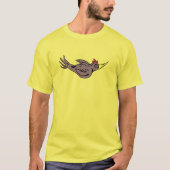 T-shirt Pic pourpre (Devant)