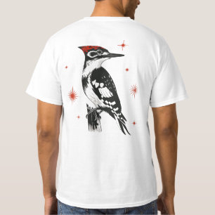 T-shirt Pic Rétro - Art Encre Du Milieu Du Siècle