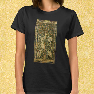 T-shirt Pic-vert par William Morris, Art Textile Ancien