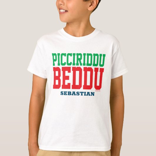 T-shirt Picciriddu Beddu Tee (Devant)