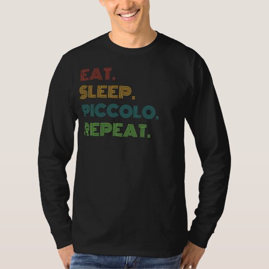 T-shirt Piccolo Chuckles : Manger, Dormir, Piccolo Répéter (Devant)