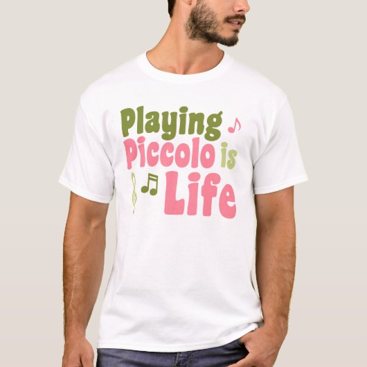T-shirt Piccolo est la vie (Devant)