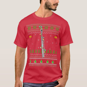 T-shirt Piccolo Music Lover Xmas Père Noël Piccolo Laid Ch