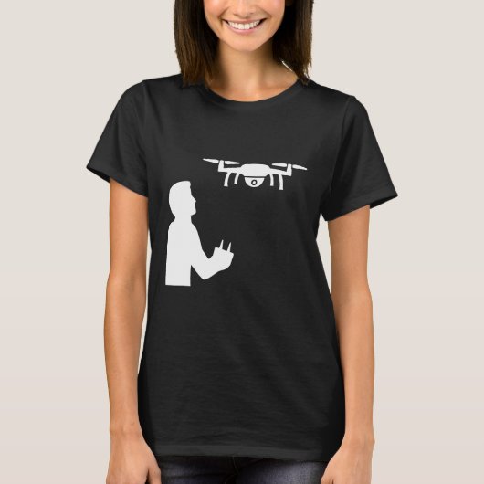 T-shirt Picette de drone (Devant)