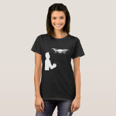 T-shirt Picette de drone (Devant entier)