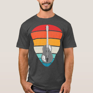 T-shirt Pick Guitariste Lover Instrument Vint basse électr