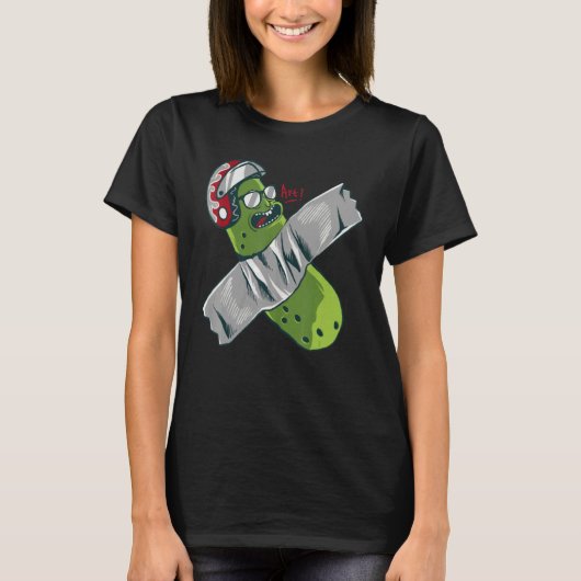 T-shirt Pickday Cucumber Glasses Nourriture Hommes Femmes (Devant)