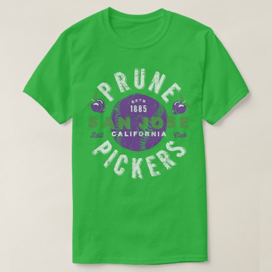 T-shirt Pickers San Jose Prune (Design devant)