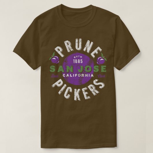 T-shirt Pickers San Jose Prune (Design devant)