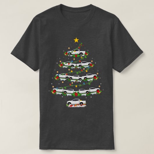 T-shirt Picket Camion Correspondance Père Noël Pickup Truc (Design devant)