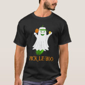 T-shirt Pickle Boo Pickle Ghost Funny Halloween Pickleball (Devant)