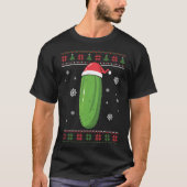 T-shirt Pickle de Noël ~ Drôle laide conception (Devant)
