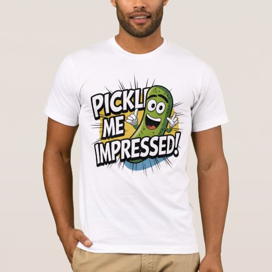 T-shirt Pickle me impressionné ! (Devant)